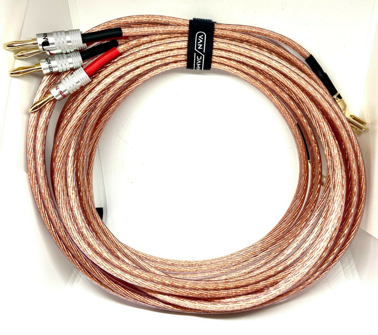 Van Damme Hi-Fi Series LC-OFC 2x4mm Speaker Cables 2x2.5m - Terminated –  Energize AV & Retro Gaming